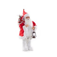 Санта 60 см белый цена и информация | Рождественские украшения | kaup24.ee
