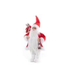 Санта 45 см белый цена и информация | Рождественские украшения | kaup24.ee