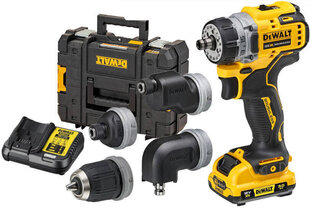 Аккумуляторная дрель-шуруповерт DeWalt DCD703L2T с аккумулятором и зарядным устройством цена и информация | Шуруповерты, дрели | kaup24.ee