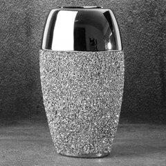 Декоративная ваза Palmer (02) 14 x 10 x 24 см, серебро цена и информация | Вазы | kaup24.ee