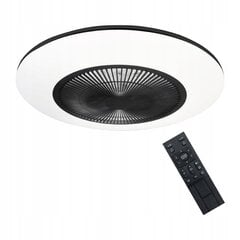 Ripp-LED lamp Aria Black ventilaatoriga hind ja info | Ventilaatoriga valgustid | kaup24.ee
