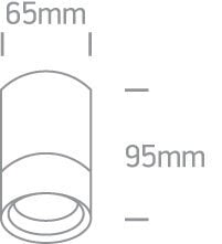 Välislaevalgusti OneLight Cylinders 67130C/B цена и информация | Потолочные светильники | kaup24.ee