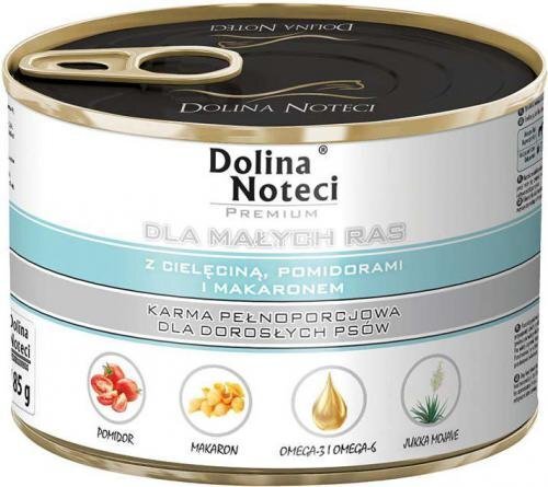 Dolina Noteci Premium vasikaliha, tomatite ja pastaga 185 g hind ja info | Konservid koertele | kaup24.ee