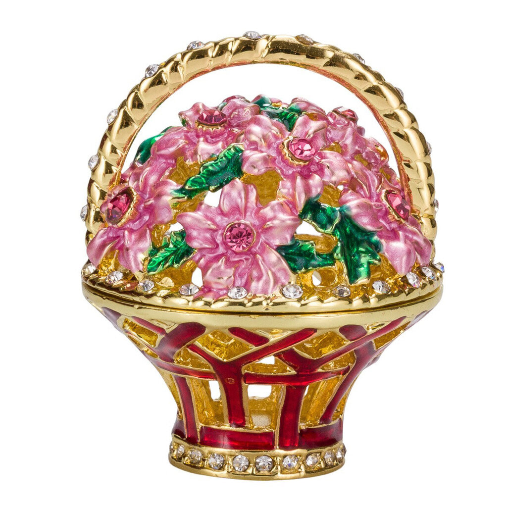 Fabergé stiilis keerdmuna lillekorviga hind ja info | Muud kingitused | kaup24.ee