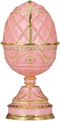 Fabergé stiilis muusikaline muna, ehtekarp kahe luigega цена и информация | Другие оригинальные подарки | kaup24.ee