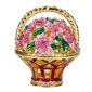 Muusikaline Fabergé stiilis muna, lillekorviga ehtekarp hind ja info | Muud kingitused | kaup24.ee