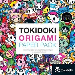 tokidoki Origami Paper Pack: More than 250 Sheets of Origami Paper in 16 tokidoki Patterns цена и информация | Книги о питании и здоровом образе жизни | kaup24.ee