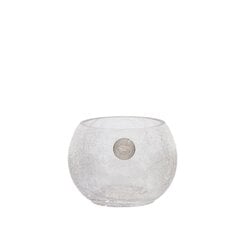 Vaas CRACK BOWL, D12,5xH10cm, mõraline klaas цена и информация | Вазы | kaup24.ee