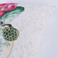 Подушка CASILDA 50х50 см, цветок лотоса с вазой цена и информация | Декоративные подушки и наволочки | kaup24.ee