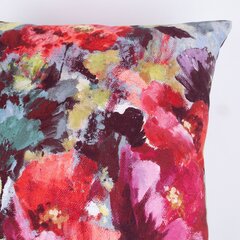 Подушка CASILDA 50х50 см, разноцветные цветы цена и информация | Декоративные подушки и наволочки | kaup24.ee