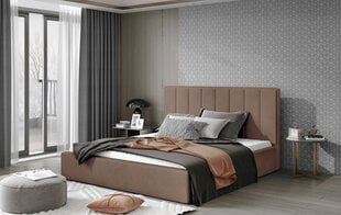 Кровать  Audrey, 140x200 см, коричневый цвет цена и информация | Кровати | kaup24.ee