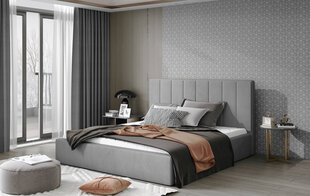 Кровать  Audrey, 180x200 см, серый цвет цена и информация | Кровати | kaup24.ee