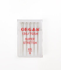 Masinanõel Organ Super stretch, 5 tk, nr 65/9 цена и информация | Швейные машинки | kaup24.ee