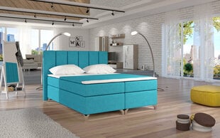 Кровать  Basilio, 140х200 см, синий цвет цена и информация | Кровати | kaup24.ee
