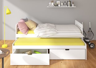 Lastevoodi ADRK Furniture Tomi, 90x200 cm, hall цена и информация | Детские кровати | kaup24.ee