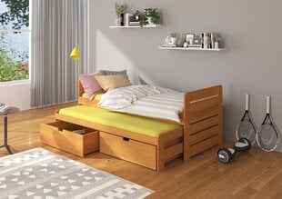 Lastevoodi ADRK Furniture Tomi, 90x200 cm, pruun hind ja info | Lastevoodid | kaup24.ee