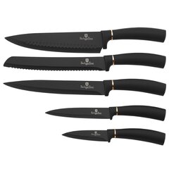 Комплект ножей BerlingerHaus Black Rose Collection, 6 предметов цена и информация | Ножи и аксессуары для них | kaup24.ee