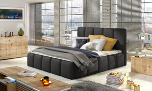 Кровать  Edvige, 160х200 см, черный цвет цена и информация | Кровати | kaup24.ee