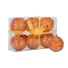 Ёлочный шар Glitter Rose Gold, 10см цена и информация | Home4You Подарки, праздничная атрибутика | kaup24.ee