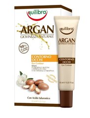 Silmakreem argaaniaõliga Equilibra Argan Natural Youth 15 ml цена и информация | Сыворотки, кремы для век | kaup24.ee