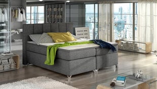 Кровать  Basilio, 140х200 см, серый цвет цена и информация | Кровати | kaup24.ee