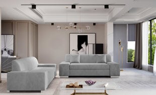 Комплект мягкой мебели из 2-х частей Eltap Porto 2+3, серого цвета цена и информация | Комплекты мягкой мебели | kaup24.ee