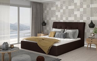 Voodi Inge 200x200 cm, pruun цена и информация | Кровати | kaup24.ee