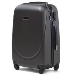 Большой чемодан Wings 310, тёмно-серый цена и информация | Чемоданы, дорожные сумки | kaup24.ee