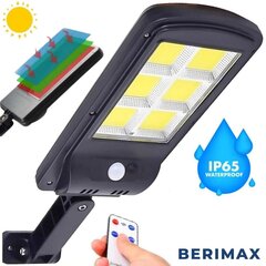 Tänavavalgusti Berimax SL600 koos päikesepaneeliga + juhtpaneel BRM_1409027 hind ja info | Aia- ja õuevalgustid | kaup24.ee