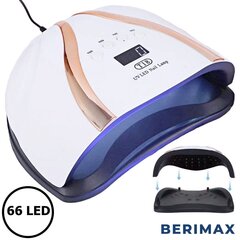 UV küünelamp Berimax T18 2in1 258W BRM_1904082WT цена и информация | Аппараты для маникюра и педикюра | kaup24.ee