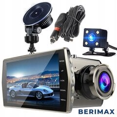 Videoregistraator Berimax RF1K koos tahavaatekaameraga BRM_5905370203622 цена и информация | Видеорегистраторы | kaup24.ee