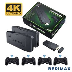 Mängukonsool Berimax Game Stick Lite 4K Max komplekt BRM_2201038 hind ja info | Mängukonsoolid | kaup24.ee