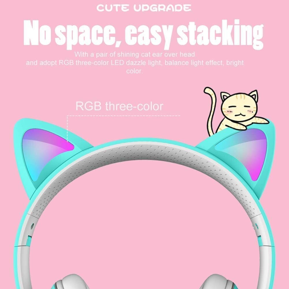 Berimax Gaming peakomplekt Cat Ears RGB K26 BRM_0504084LB hind ja info | Kõrvaklapid | kaup24.ee