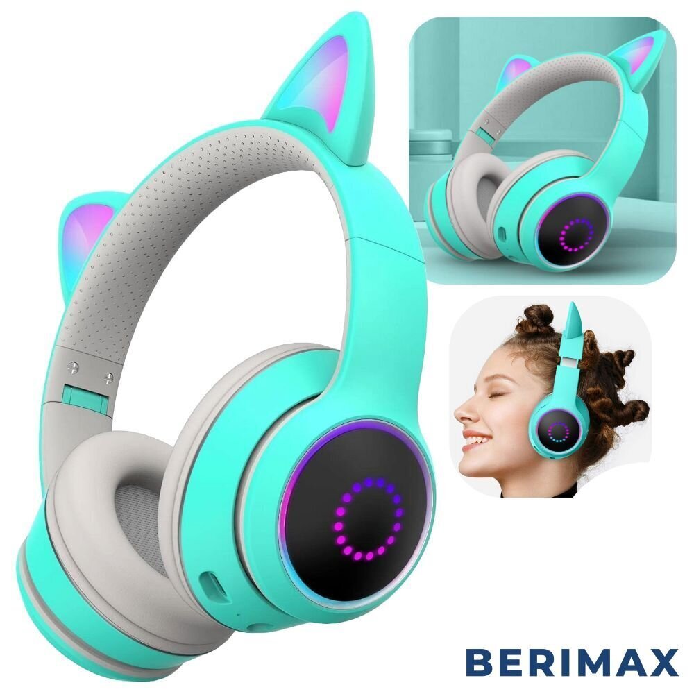 Berimax Gaming peakomplekt Cat Ears RGB K26 BRM_0504084LB цена и информация | Kõrvaklapid | kaup24.ee