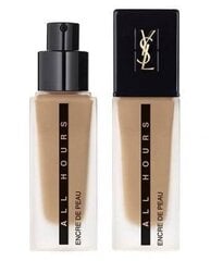 Тональный крем Yves Saint Laurent Encre De Peau All Hours 25 мл, BR50 Cool Honey цена и информация | Пудры, базы под макияж | kaup24.ee