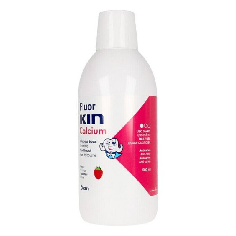 Suuloputusvesi Kin Kids Fluor Calcium, 500 ml hind ja info | Suuhügieen | kaup24.ee