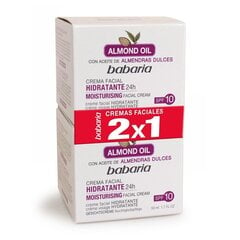 Niisutav kreem mandlitega Babaria 2x50 ml цена и информация | Кремы для лица | kaup24.ee