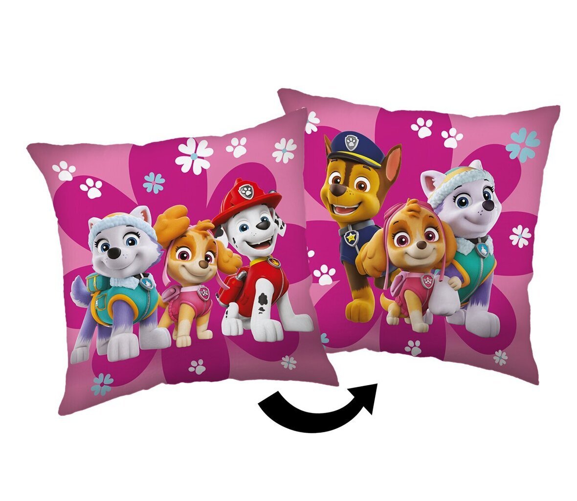 Paw Patrol dekoratiivne padi Flowers цена и информация | Dekoratiivpadjad ja padjakatted | kaup24.ee