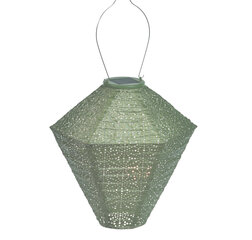 Садовый светильник с солнечной батареей Lumiz Diamond28 Sashiko Светло-зеленый цена и информация | Уличное освещение | kaup24.ee