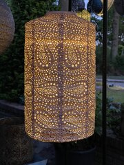 Садовый светильник с солнечной батареей Lumiz Cylinder18 Paisley Розовый цена и информация | Уличное освещение | kaup24.ee