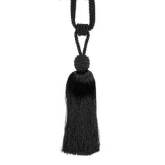 Dekoratiivne narmas Adina, pikkus 64 cm, must hind ja info | Ehete valmistamine, helmestamine | kaup24.ee