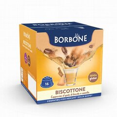 Kohvikapslid Borbone Biscottone, 16 tk hind ja info | Kohv, kakao | kaup24.ee