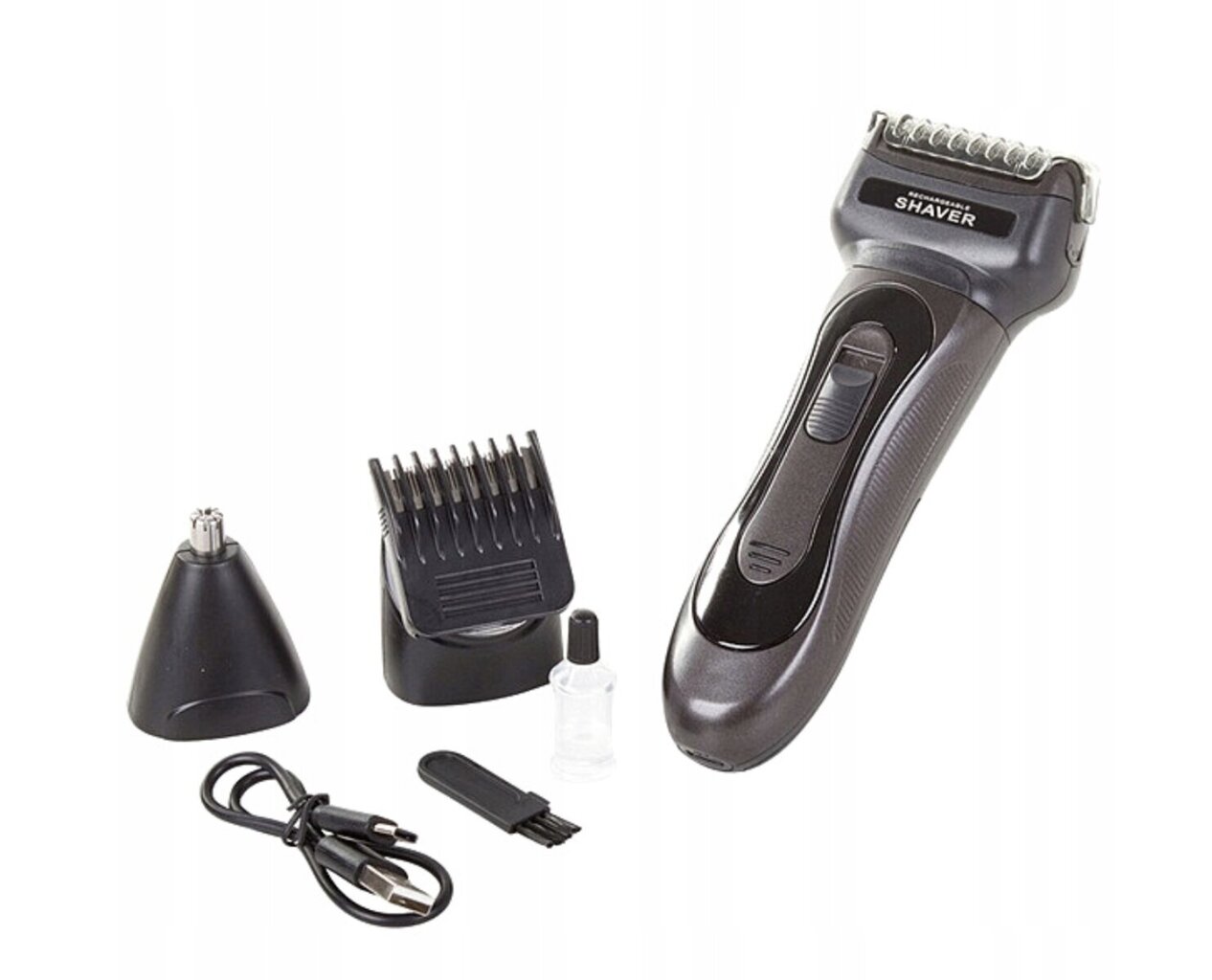 Juuste-, habeme- ja ninakarvade trimmer, 3-in-1 цена и информация | Juukselõikusmasinad, trimmerid | kaup24.ee