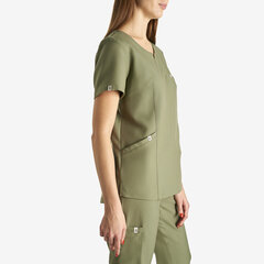 Медицинская блуза для женщин Medaksa Tendo Мох, зелёная цена и информация | Медицинская одежда | kaup24.ee