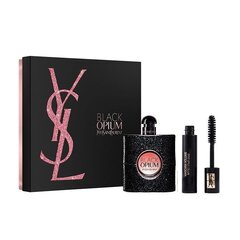 Komplekt Yves Saint Laurent: parfüümvesi Black Opium EDP naistele 30 ml + volüümi andev ripsmetušš Volume Effet Faux Cils 2 ml цена и информация | Женские духи | kaup24.ee