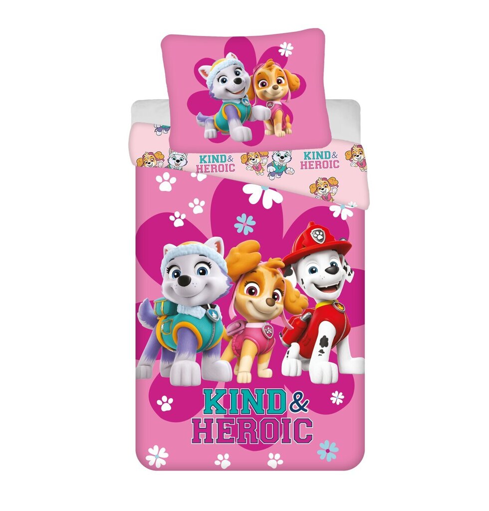 Laste voodipesukomplekt Paw Patrol 140x200, 2-osaline hind ja info | Beebide ja laste voodipesu | kaup24.ee