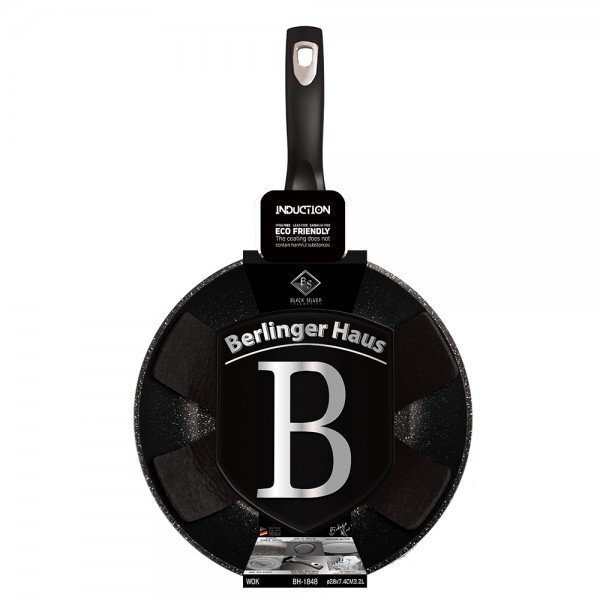 Berlinger Haus pann Marble Coating Wok, 28 cm hind ja info | Pannid | kaup24.ee