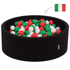KiddyMoon 90X30 см/200 шаров ∅ 7 см/2,75 дюйма, углубление для детских поролоновых мячей, сертифицировано, сделано в ЕС, Apple: зеленый/красный цена и информация | Игрушки для малышей | kaup24.ee