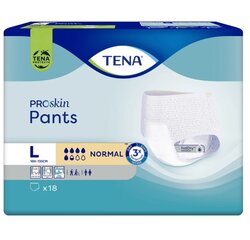 TENA Pants Normal L 18p цена и информация | Подгузники, прокладки, одноразовые пеленки для взрослых | kaup24.ee