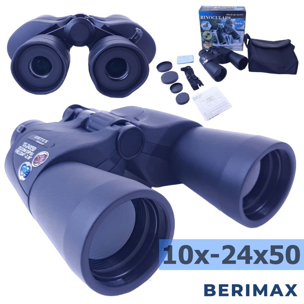 Binokkel Berimax Ortex 10x-24x50 UV kaitse Zoom BRM_2007029 hind ja info | Binoklid | kaup24.ee